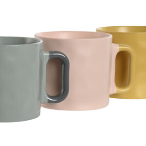 TAZA PORCELANA ONDAS 420 ML