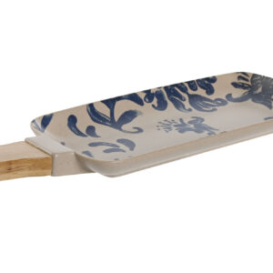 BANDEJA GRES BAMBU FLORAL ASA