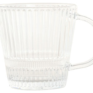 TAZA CRISTAL RAYADO 265ML