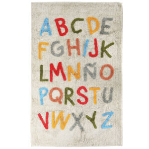 ALFOMBRA ALGODÓN ABECEDARIO